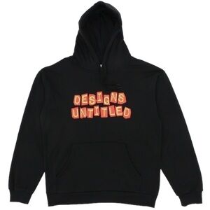 DESIGNS Untitled black logo hoodie